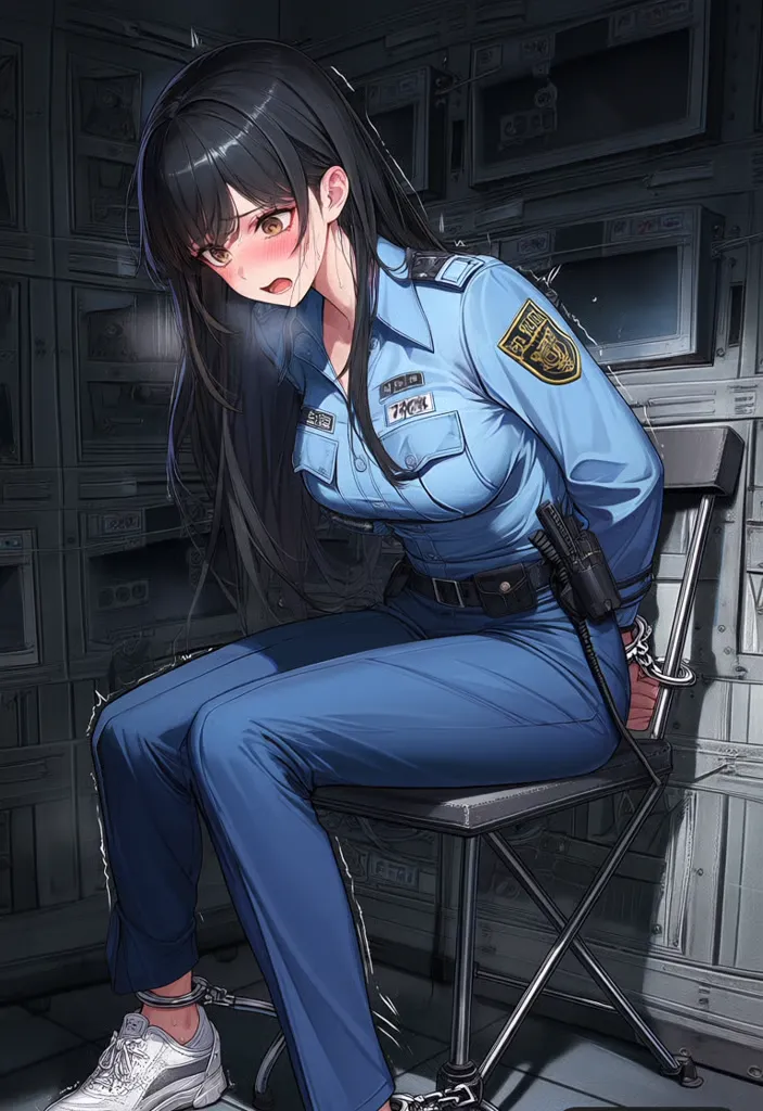 被困住的实习警花