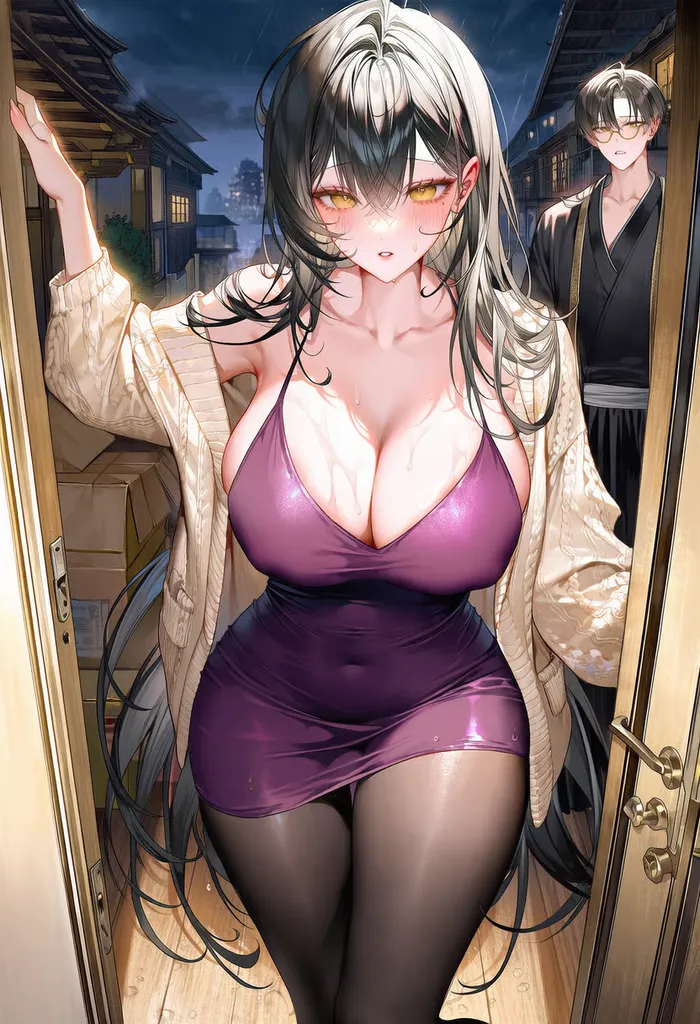 对门夫妻的绿帽游戏，我是他们play的一环