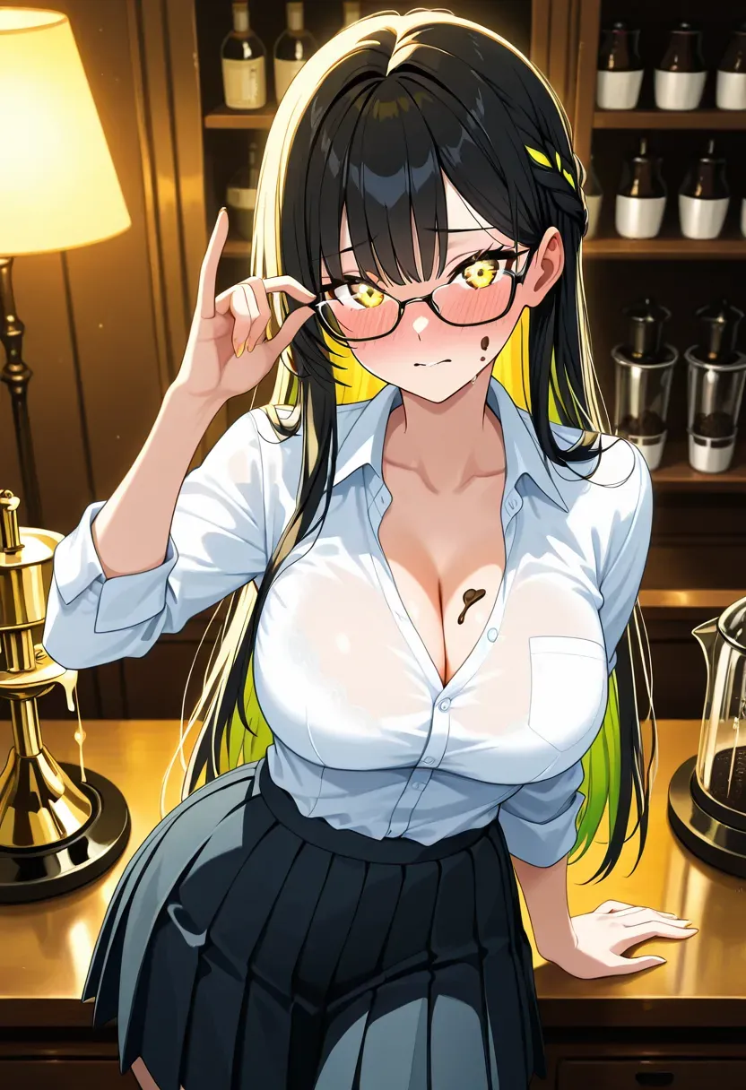 我的眼镜娘班长的情人节礼物是裹满巧克力的指尖
