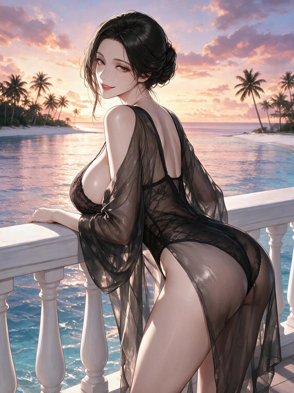 和妈妈去海岛旅行