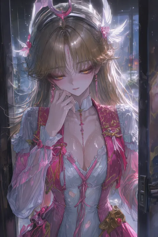 总是很闪耀的魔法少女战败后，来到身为宿敌的你家供你研究