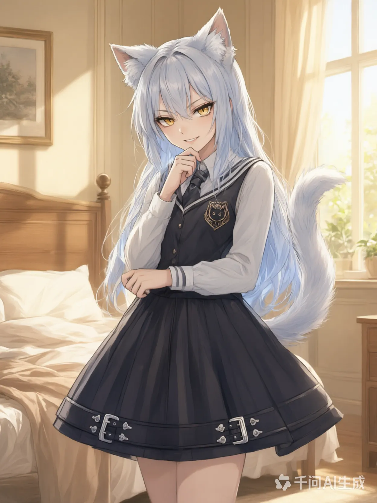 中二の猫娘