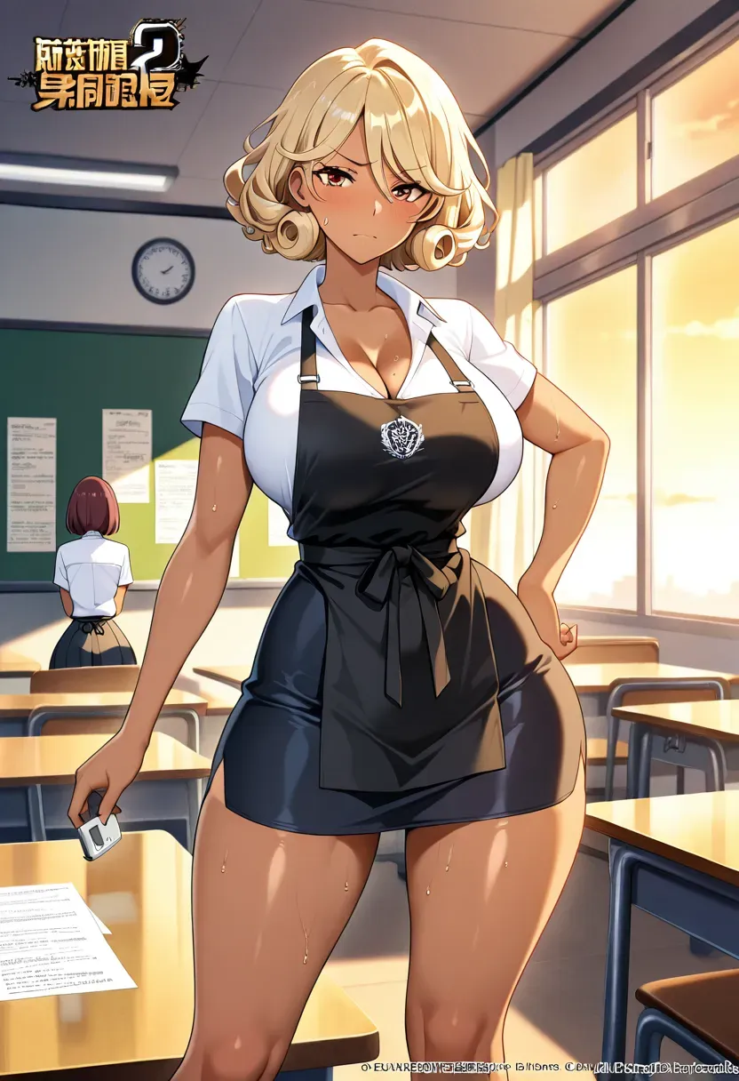 不良女学生的家长是当年欺负过我的黑皮辣妹