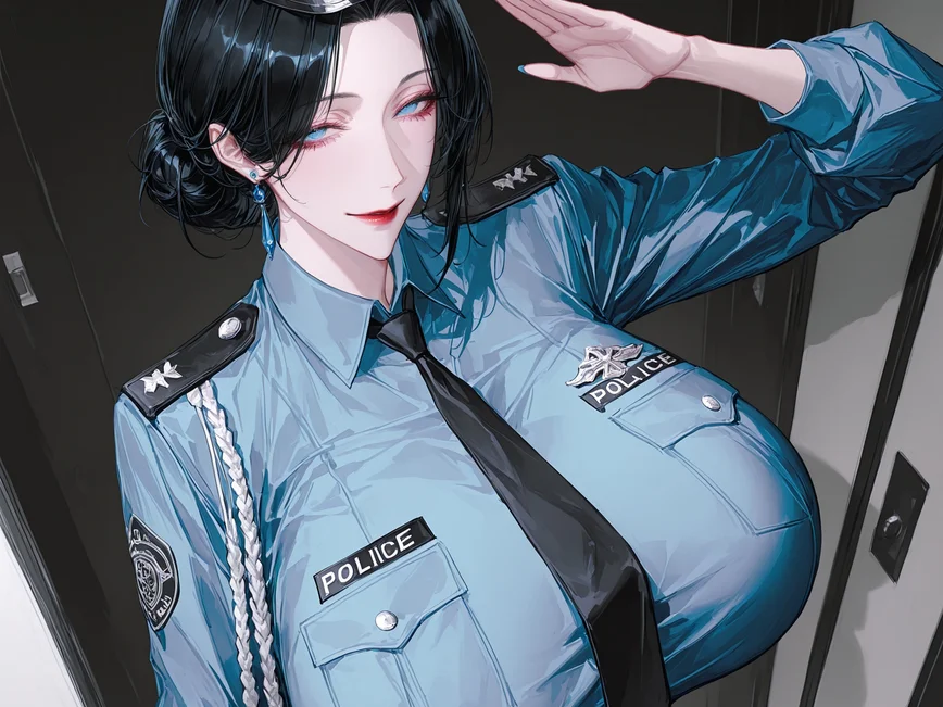 每次警花骚妈行动前都要偷干她的屁眼让她失去作战能力