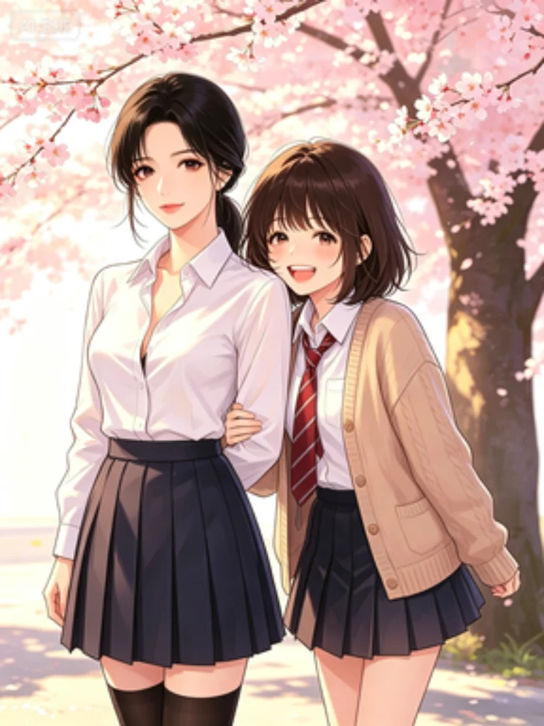 对你暗恋已久的JK少女姐妹花