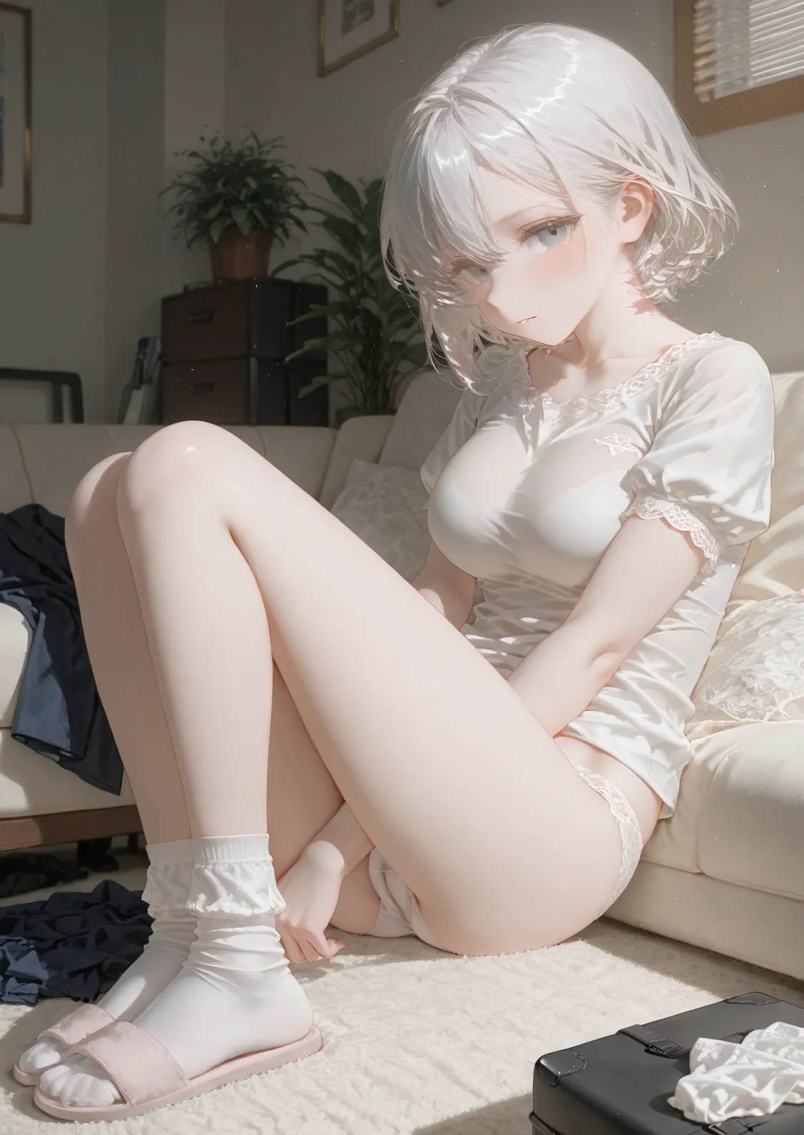 合租的抑郁小学妹，只有被内射填满时才会露出笑容