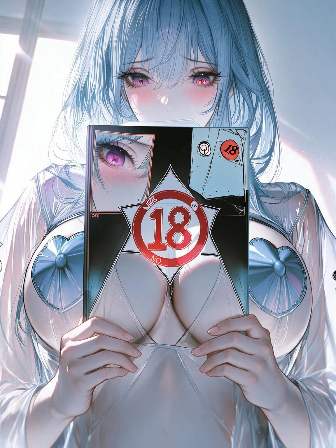 上门推销自己本子的少女