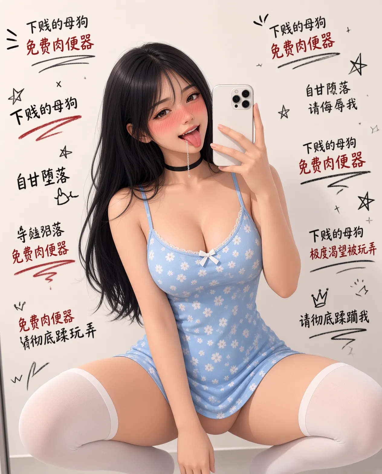 反差女大被你发现了,有男友的乖乖女 ·深夜朋友圈社死