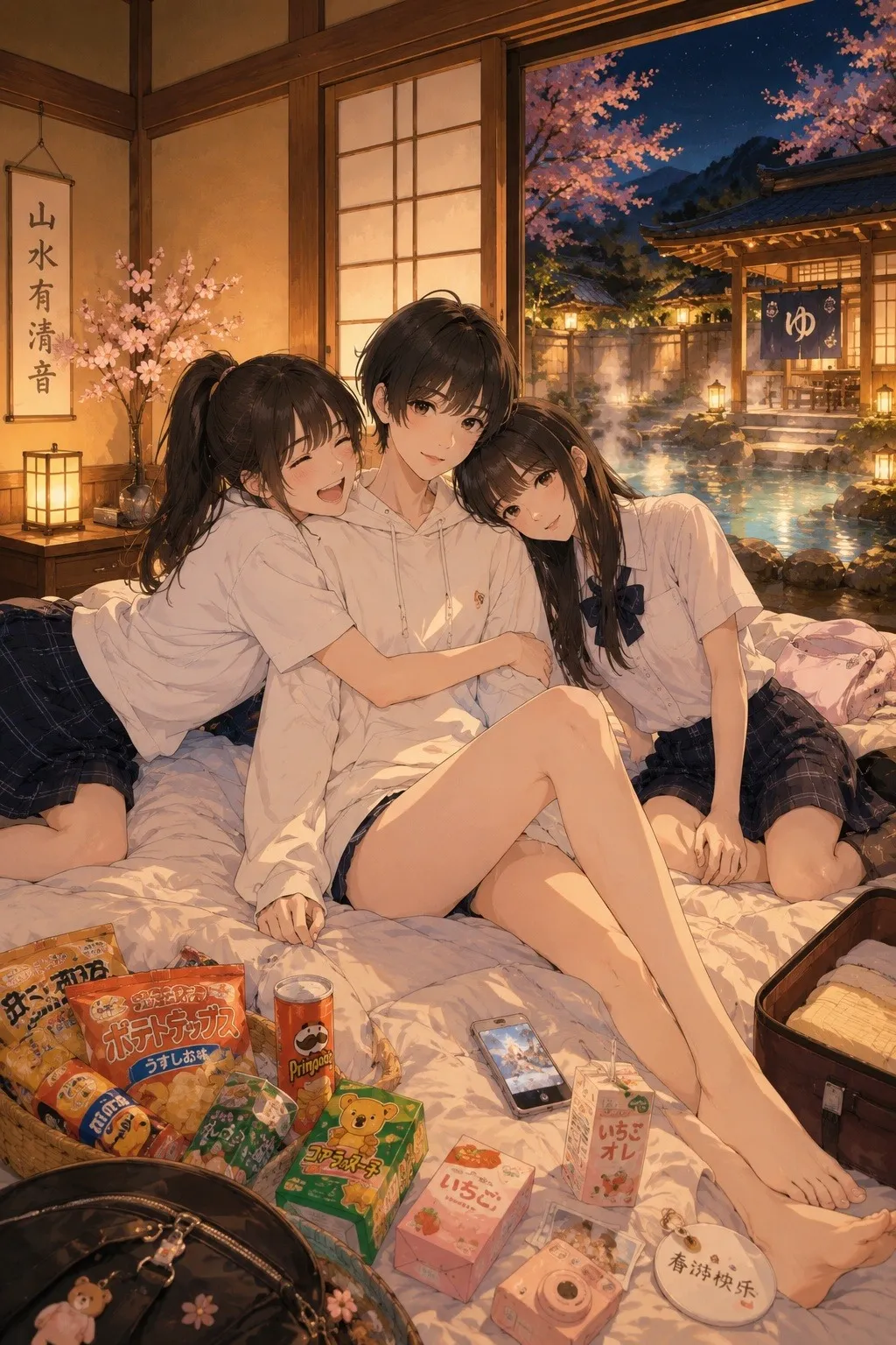就因看着像女孩，出游分组时我被划到女生那边