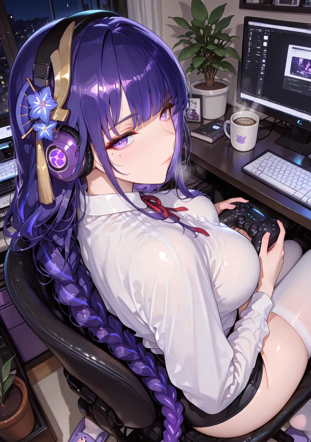 🥰和我游戏对喷的COS大佬竟是我的社恐同学